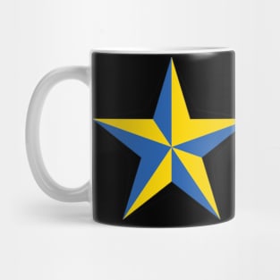 Ukrainian Blue and Yellow Stars Mug